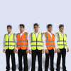 XL Reflective Fluorescent Vest Safty Cloth Driving School Construction Traffic Safty Warning Working Cloth(Fluorescent Green)