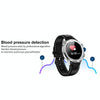 DT28 1.54inch IP68 Waterproof Silicone Strap Smartwatch Bluetooth 4.2, Support Incoming Call Reminder / Blood Pressure Monitoring / Watch Payment(Black Silver)
