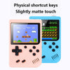 MK500 3.0 inch Macaron Mini Retro Classic Handheld Game Console for Kids Built-in 500 Games, Support AV Output(Pink)