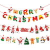 Christmas Alphabet Pull Flag Holiday Party Venue Decoration, Model: HL026