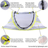 Travel Mosquito Net Ultralight Wei Portable baby beach tent(Gray)