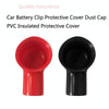 5 Pair Car Battery Clip Protective Cover Dust Cap PVC Insulated Protective Cover Harness End Protective Cover(BD-41)