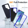 For Samsung Galaxy S25 Ultra 5G Life Waterproof Rugged Phone Case(Dark Blue + Royal Blue)