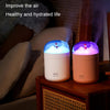 500ml Snowman Humidifier USB Desktop Large Capacity Colorful Ambient Light Air Humidifier()