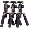 Xiletu FM5S-MINI 5-Section Folding Legs Mini Desktop Tripod Mount(Black)
