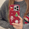 For iPhone 11 Pro Max Christmas Series Frosted PC Hybrid TPU Leather Phone Case(Snowflakes)