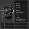 SKMEI 2031 Multifunctional Outdoor Waterproof Chronograph Men Sports Watch(Army Green)