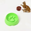 Slow Feeder Dog Bowl, Green, Anti-Choking, 22cm