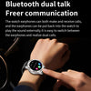 LC19 1.53 inch 2 in 1 Bluetooth Earphone IP67 Waterproof Smart Watch, Support Sleep Monitoring(Black Silver)