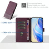 For Asus Zenfone 11 Ultra Honeycomb Embossing RFID Leather Phone Case(Violet)