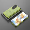 For Honor 90 Shockproof Honeycomb Phone Case(Green)