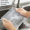 10pcs Single Layer 20x20cm Double-sided Silver Wire Wipes Dish Towel Household Cleaning Degreasing Steel Wire