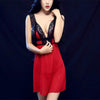Sexy Women Lace Casual Sleepwear Summer Sleep Dress, Size:L(Laksa)