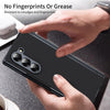 For Samsung Galaxy Z Fold5 Integrated AG Frosted Vacuum Plating Phone Case(Black)