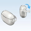 For Apple Beats Studio Buds / Buds+ Headphones Shape Clear Electroplated Acrylic Headset Protective Case(White)