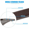 Men Casual Cow Leather Belt Waistband with Buckle Head, Length: 120cm(Black)