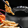 Tempura Hot Pot Household Fryer Pot Non-Stick Pan With Filter Holder, Specification:20cm without Clip