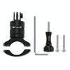 PULUZ 360 Degree Rotation Bike Aluminum Handlebar Adapter Mount with Screw for GoPro, Insta360, DJI and Other Action Cameras(Black)