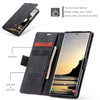 For Samsung Galaxy S25 Ultra 5G CaseMe 013 Multifunctional Horizontal Flip Leather Phone Case(Black)