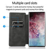 For Samsung Galaxy Note10+ Knight Magnetic Suction Leather Phone Case(Black)