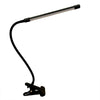 LED Table Lamp With Clamp & Flexible Gooseneck USB Reading Light Bedside Lamp, Spec: 4 Buttons Dimming White