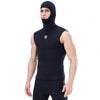 Slinx Hood Keep Warm Surf Diving Vest With Headgear, Size: XL(Black)