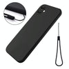 For Samsung Galaxy M05 / F05 Pure Color Liquid Silicone Shockproof Phone Case(Black)