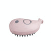 Pet Steamy Brush - Cat & Dog Grooming Comb (Whale Pink)