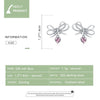S925 Sterling Silver Bowknot Gift Women Earrings