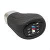 For BMW 3 Series E92 LCI Coupe 2008-2013 Square Car Gear Lever Leather Gear Shift Knob, Style:6 Speed