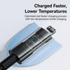 Baseus CD Series PD20W USB-C / Type-C to 8 Pin Fast Charging Data Cable, Length:2m(Black)