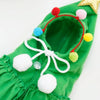 Christmas Dog Cloak, Green, Small (1.5-2.5kg)