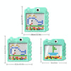 Kids Magnetic Drawing Board Big Chess Children Creative Toys, Spec: 80 Beads  Dinosaur Green