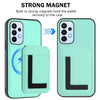 For Samsung Galaxy A32 5G CX01 Detachable Magsafe Magnetic Card Bag Phone Case(Mint Green)