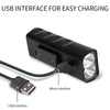 BX2 USB Charging Bicycle Light Front Handlebar Led Light (3 Hours, L2 Lamp Beads)