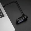GOOFY DT-6005 Bike Light USB Rechargeable Tail Light Mountain Bike Night Warning LED Light, Colour: 6005B Red White Light
