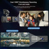 3-recording Front 1080+Internal 1080+Rear 480 HD Car Recorder