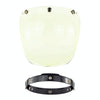 Motorcycle Helmet Three-Button Windproof Lens With Bracket(Yellow)