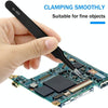 Precision Anti-Static Steel Tweezers with Protective Cover