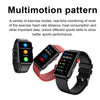 Smart Watch Ring ECG Temperature Heart Rate Blood Pressure Health Bluetooth Talking Watch, Color: Blue Silicone