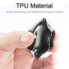 Electroplating TPU Single-shell Car Key Case with Key Ring for TOYOTA HIGHLANDER / CROWN / PRADO / VIOS / CAMRY / COROLLA (Black)