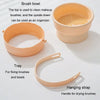 Makeup Brush Cleaning Bowl Storage Drying Rack Silicone Cosmetic Egg Cleaning Tool(Skin Color)