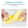 Baby Shower Spa Bath Square Sponge Body Cleaning Scrub(Yellow)