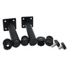 Metal Furniture Support Legs with Adjustment Pad, Height: 10.5cm(Black Gold)