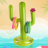 Inflatable Cactus Casting Ring Toys Children Water Ring Toys(Green)