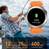 Outdoor Sports Smart Watch 1.43 Inch Ultra HD AMOLED Screen Bluetooth Talking Watch(Orange)