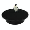 25cm USB Power Rotating Display Stand Video Shooting Props Turntable(Black+Black Velvet)