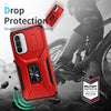 For Samsung Galaxy A36 Sliding Camshield Holder Phone Case(Red)