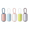 Portable Dog Poop Bag Dispenser & 15 Bags (Pink/White)