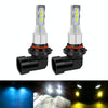 1 Pair 9005 DC 12V-24V 12W 1800LM Car LED Fog Light(Yellow Light)